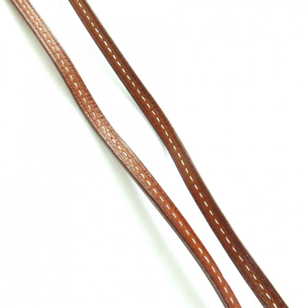 HERMES Vintage Margiela Era Leather Clochette Necklace Pendant Accessory Brow... - Picture 5 of 9